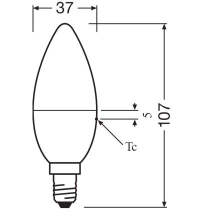SETTI 2x LED RGBW Himmennettävä polttimo B38 E14/4,9W/230V 2700K + kauko-ohjaus - Osram