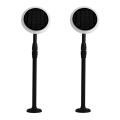 SETTI 2x LED Säädettävä aurinko lamppu GARDEN LED/3W/5V 42-80 cm 3000K IP65 1000 mAh
