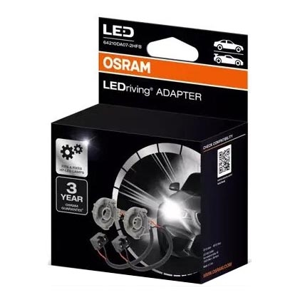 SETTI 2x LEDriving Adapteri H7 - Osram