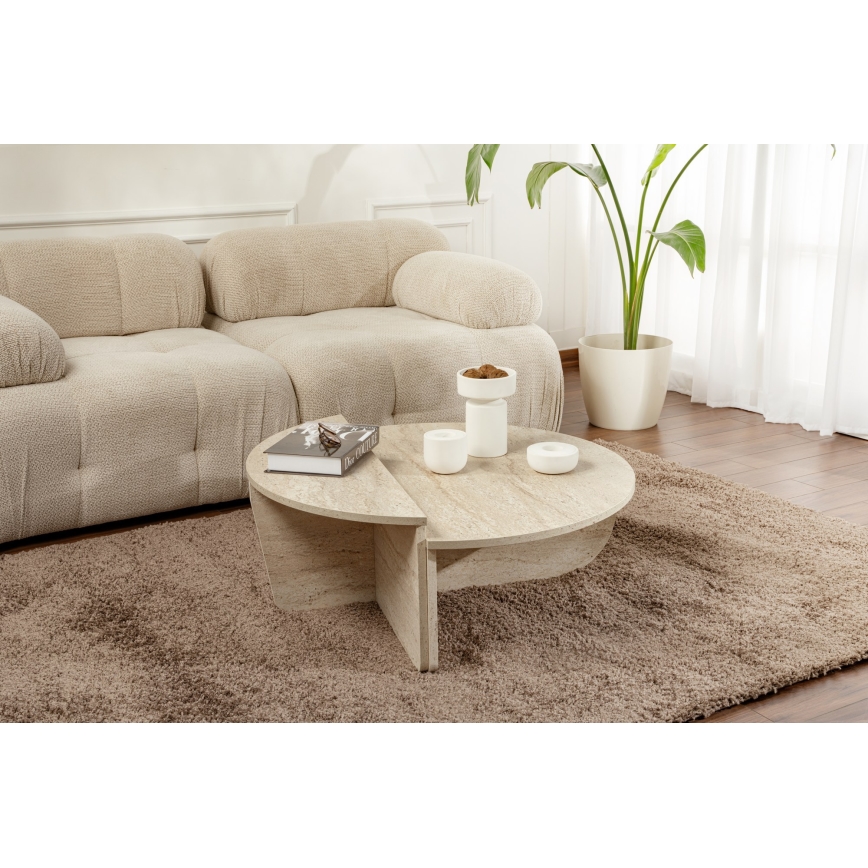 SETTI 2x ORION-sohvapöytä beige