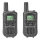 SETTI 2x Radiopuhelin LED-valolla 3xAAA kantama 5 km