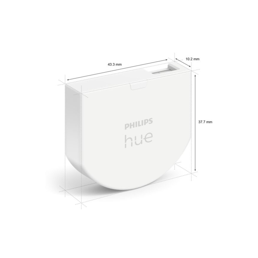 SETTI 2x seinäkytkinmoduuli Philips Hue SWITCH