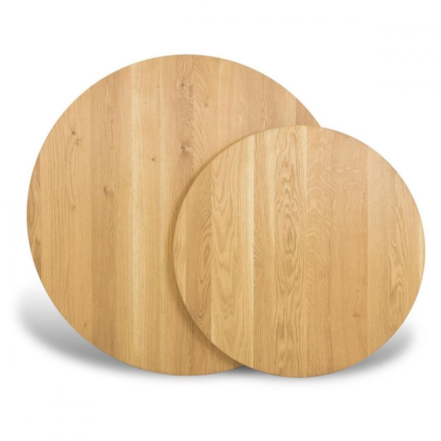 SETTI 2x Sohvapöytä OAKLOFT 38x90 cm musta/tammi