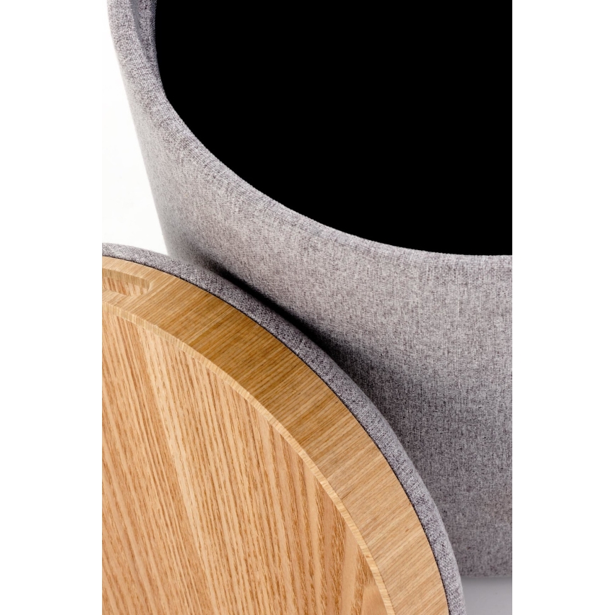 SETTI 2x Tabouret AVIKO halkaisija 38/45 cm harmaa/beige