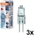 Setti 3 kpl HALOSTAR G4/10W/12V 2700K uunilamppuja - Osram