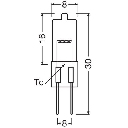Setti 3 kpl HALOSTAR G4/10W/12V 2700K uunilamppuja - Osram