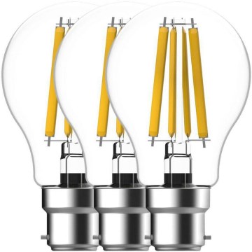 Setti 3 kpl LED-polttimoita, kanta B22, 11 W, 230 V, 4000 K - Nordlux
