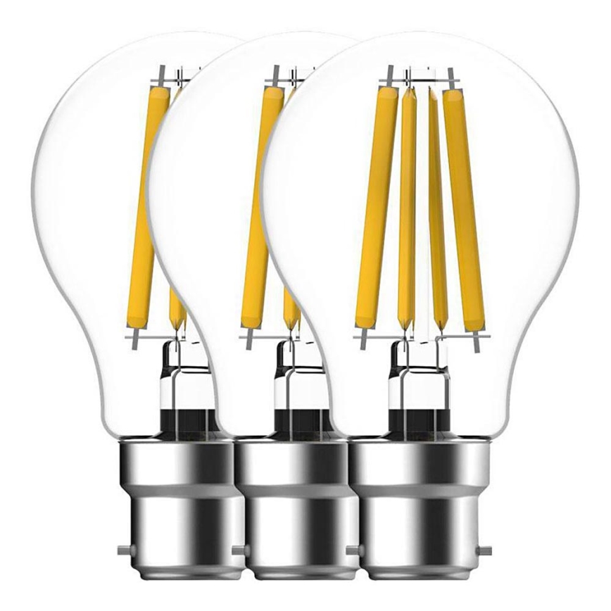 Setti 3 kpl LED-polttimoita, kanta B22, 11 W, 230 V, 4000 K - Nordlux