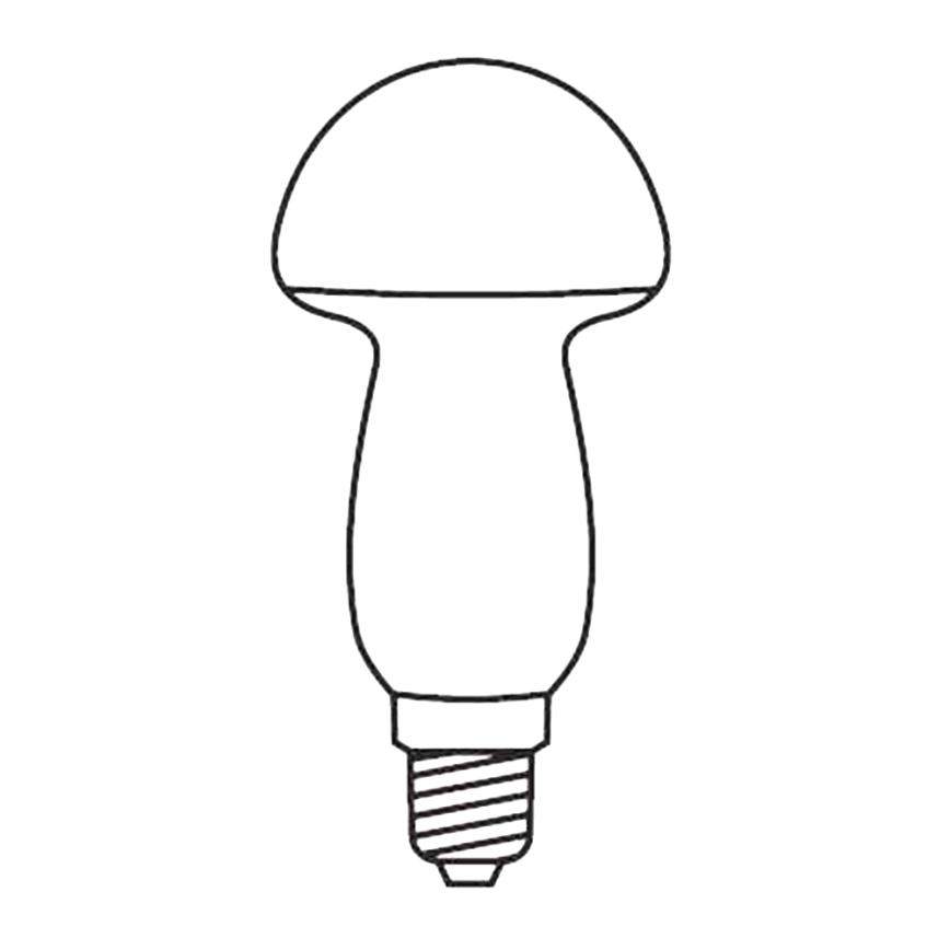 SETTI 3 x Vaihtolamppu MUSHROOM E10/20V/0,1A punainen Valmistettu EU