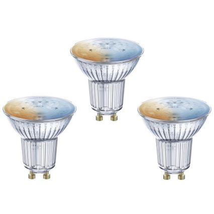 SETTI 3x Himmennettävä LED-polttimo SMART+ GU10/5W/230V 2700K-6500K Wi-Fi - Ledvance