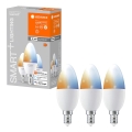 SETTI 3x Himmennettevä LED-polttimo SMART+ E14/5W/230V 2700K-6500K Wi-Fi - Ledvance