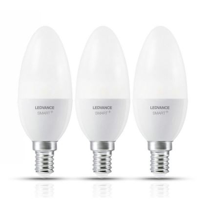 SETTI 3x Himmennettevä LED-polttimo SMART+ E14/5W/230V 2700K Wi-Fi - Ledvance