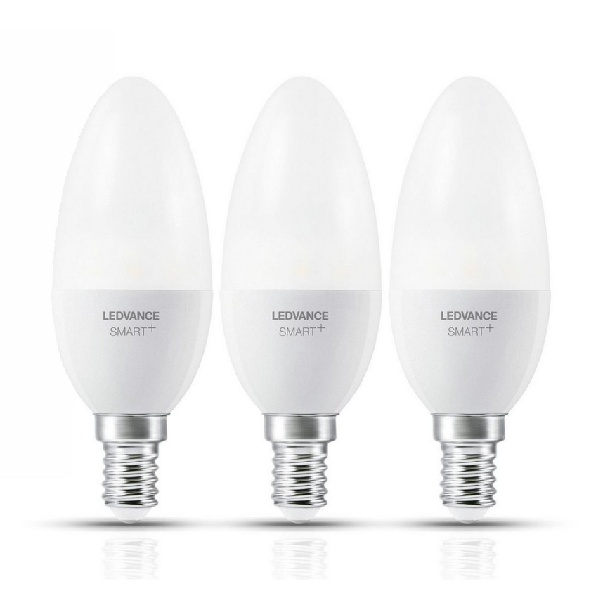SETTI 3x Himmennettevä LED-polttimo SMART+ E14/5W/230V 2700K Wi-Fi - Ledvance