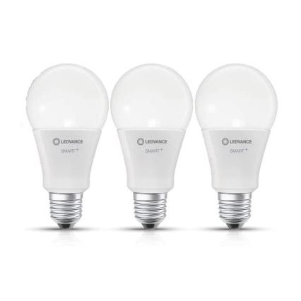 SETTI 3x Himmennettevä LED-polttimo SMART+ E27/14W/230V 2700K-6500K Wi-Fi - Ledvance