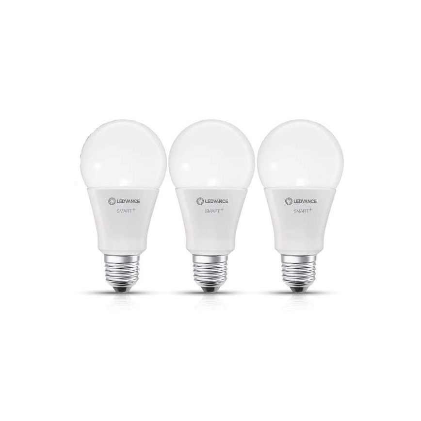 SETTI 3x Himmennettevä LED-polttimo SMART+ E27/14W/230V 2700K-6500K Wi-Fi - Ledvance