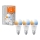 SETTI 3x Himmennettevä LED-polttimo SMART+ E27/9,5W/230V 2700K-6500K Wi-Fi - Ledvance