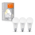 SETTI 3x Himmennettevä LED-polttimo SMART+ E27/9,5W/230V 2700K Wi-Fi - Ledvance