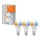 SETTI 3x Himmennettevä LED-polttimo SMART+ E27/9W/230V 2700K-6500K Wi-Fi - Ledvance