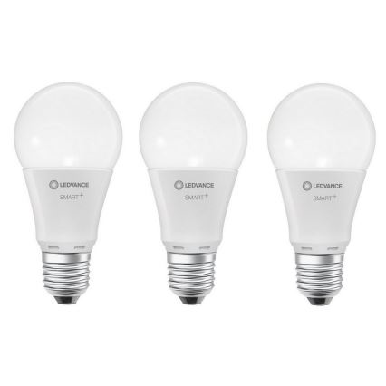 SETTI 3x Himmennettevä LED-polttimo SMART+ E27/9W/230V 2700K Wi-Fi - Ledvance
