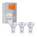 SETTI 3x Himmennettevä LED-polttimo SMART+ GU10/5W/230V 2700K Wi-Fi - Ledvance