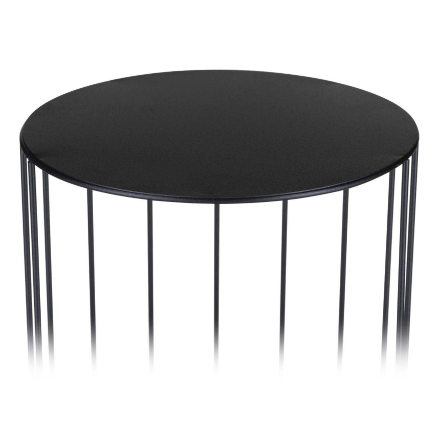SETTI 3x Kukkateline LOFT musta