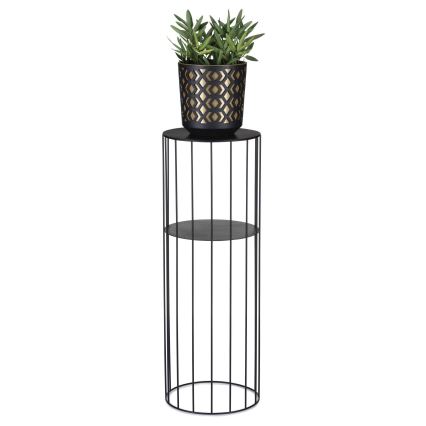 SETTI 3x Kukkateline LOFT musta