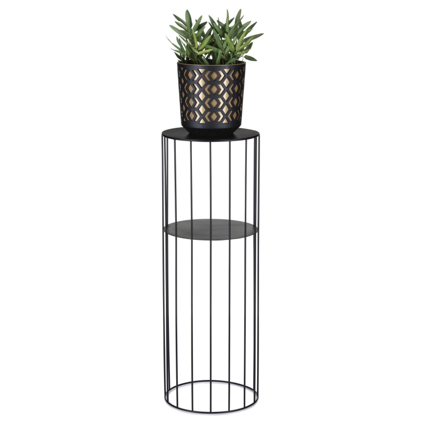 SETTI 3x Kukkateline LOFT musta