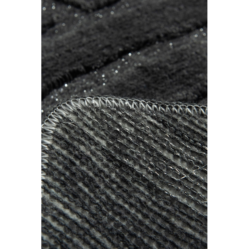 SETTI 3x Kylpyhuonematto ALYA 60/60/100 cm antrasiitti
