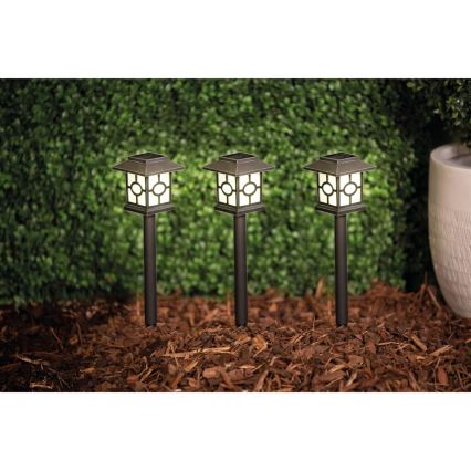 SETTI 3x LED-aurinkovalaistus LED/1,2V