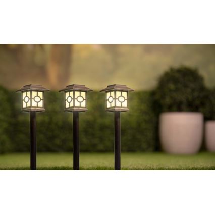 SETTI 3x LED-aurinkovalaistus LED/1,2V