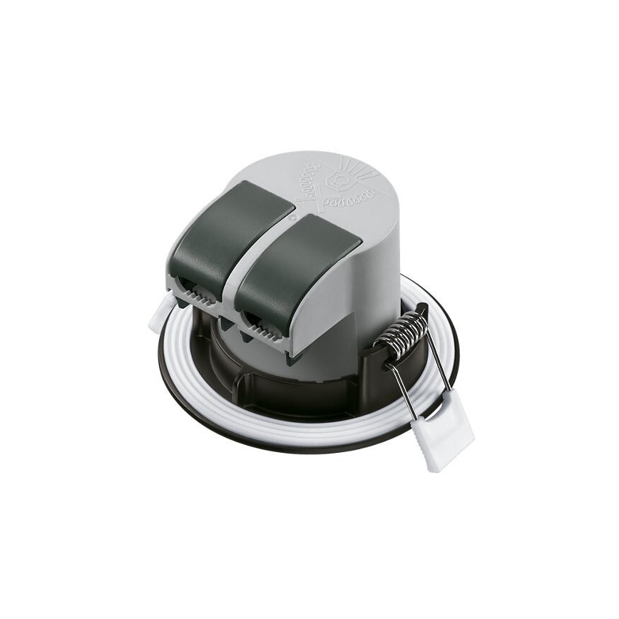 SETTI 3x LED Kylpyhuoneen upotettava valo LED/5,5W/230V 2700K IP65 musta