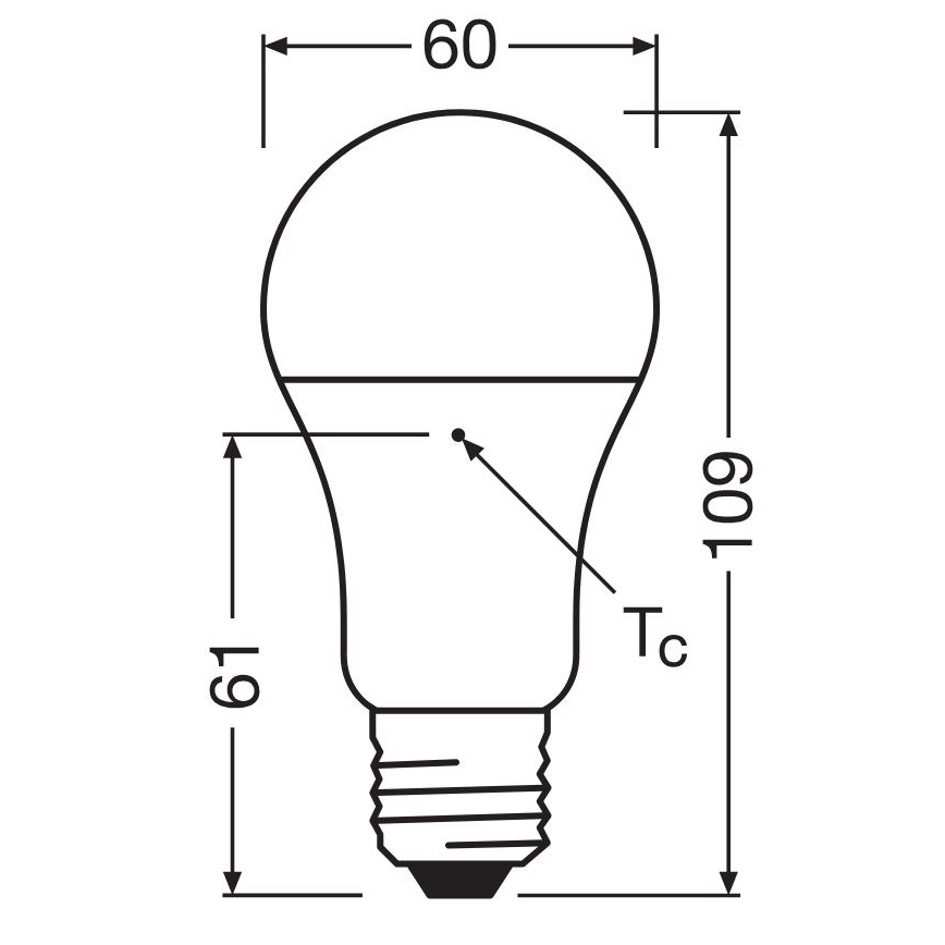 SETTI 3x LED-polttimo A60 E27/10W/230V 4000K