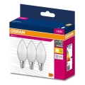 SETTI 3x LED-polttimo B38 E14/4,9W/230V 3000K - Osram