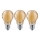 SETTI 3x LED-polttimo CLASIC AMBER A60 E27/9W/230V 2200K - Brilagi