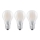 SETTI 3x LED Polttimo E27/7W/230V 2700K