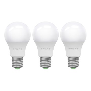 SETTI 3x LED-polttimo ECOLINE A60 E27/15W/230V 6500K - Brilagi