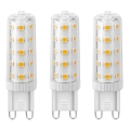 SETTI 3x LED-polttimo ECOLINE G9/4,5W/230V 3000K - Brilagi