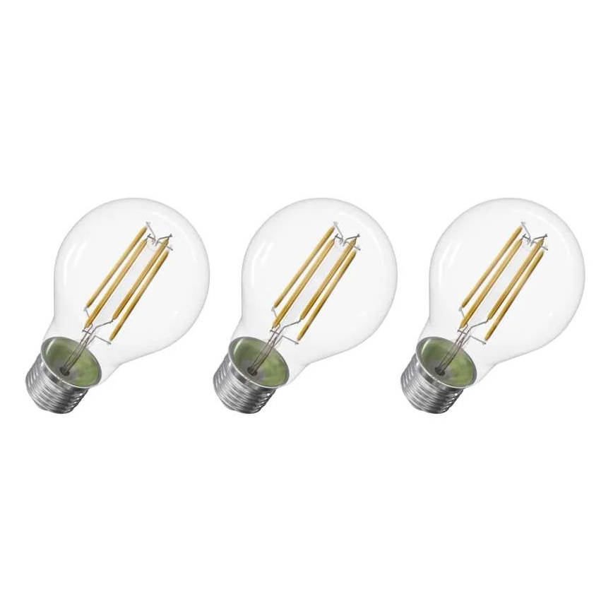 SETTI 3x LED-polttimo FILAMENT A60 E27/3,8W/230V 2700K Energialuokka A