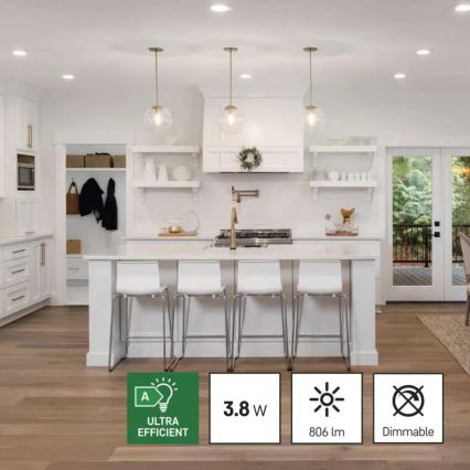 SETTI 3x LED-polttimo FILAMENT A60 E27/3,8W/230V 4000K Energialuokka A