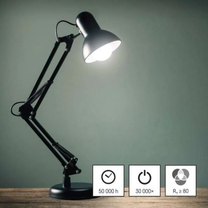 SETTI 3x LED-polttimo FILAMENT A60 E27/3,8W/230V 4000K Energialuokka A