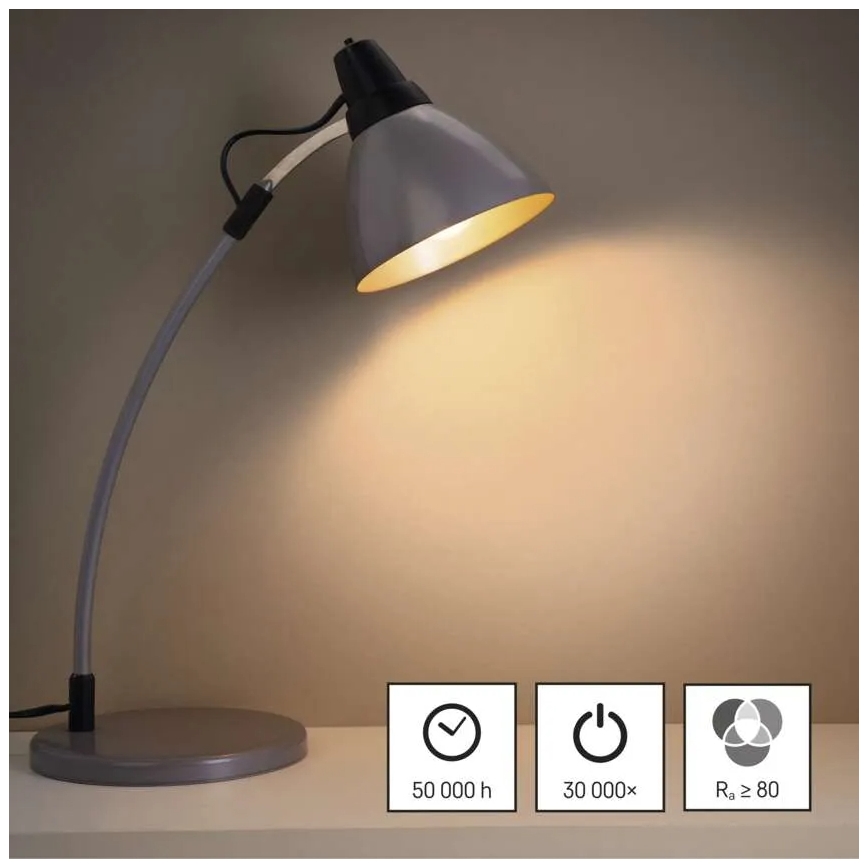 SETTI 3x LED-polttimo FILAMENT A60 E27/5W/230V 2700K Energialuokka A