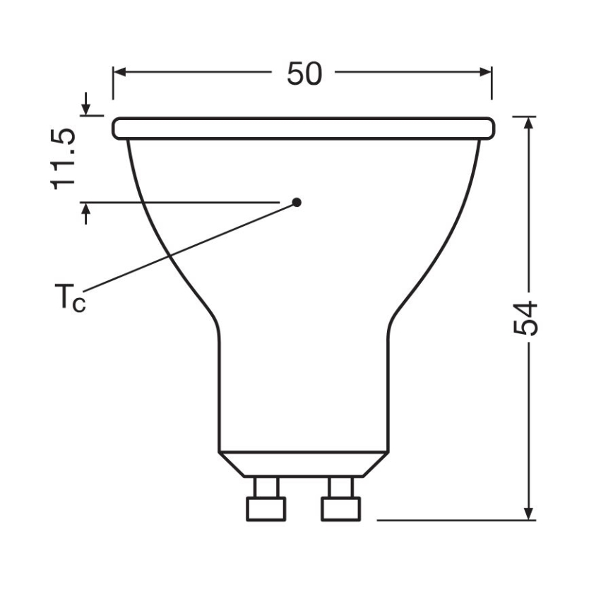 SETTI 3x LED-polttimo PAR16 GU10/6,9W/230V 6500K - Osram