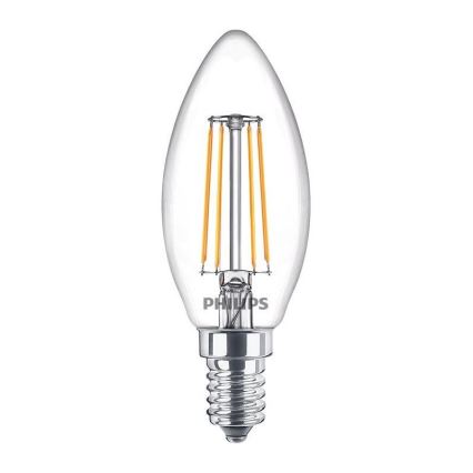 SETTI 3x LED-polttimo Philips B35 E14/4,3W/230V 2700K