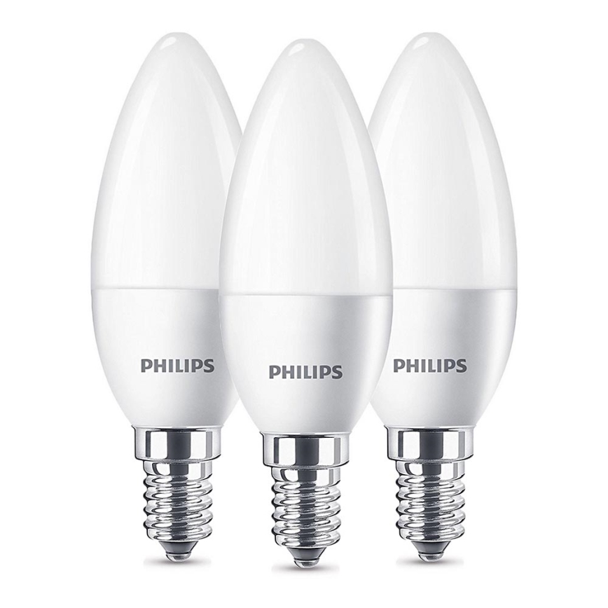 SETTI 3x LED-polttimo Philips B35 E14/5,5W/230V