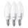 SETTI 3x LED-polttimo Philips B35 E14/5,5W/230V