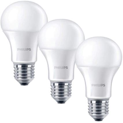 SETTI 3x LED-polttimo Philips E27/5,5W/230V 2700K