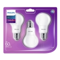 SETTI 3x LED-polttimo Philips E27/8W/230V 2700K