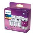 SETTI 3x LED-polttimo Philips GU10/4,6W/230V 2700K
