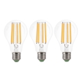 SETTI 3x LED-polttimo VINTAGE A60 E27/9W/230V 3000K - Brilagi