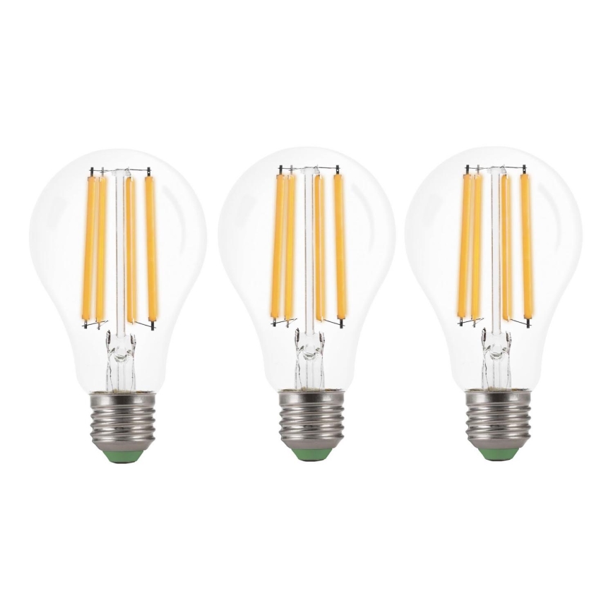 SETTI 3x LED-polttimo VINTAGE A60 E27/9W/230V 3000K - Brilagi